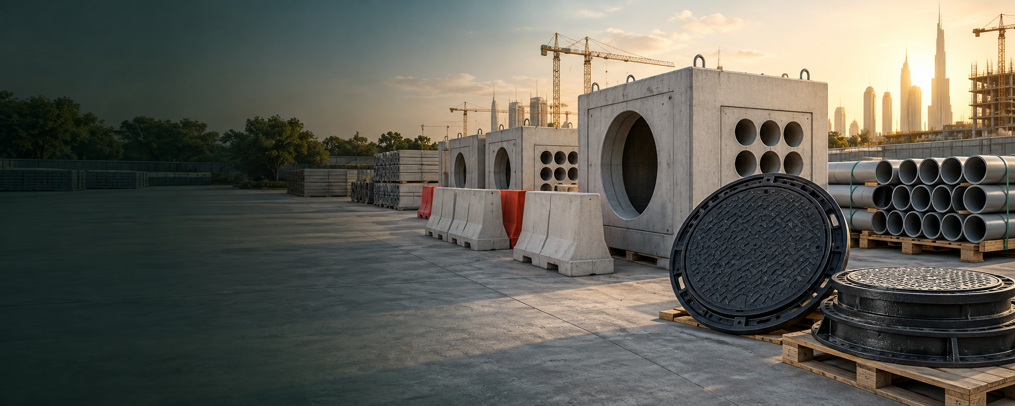 Frontier infrastructure products and precast manufacturing yard